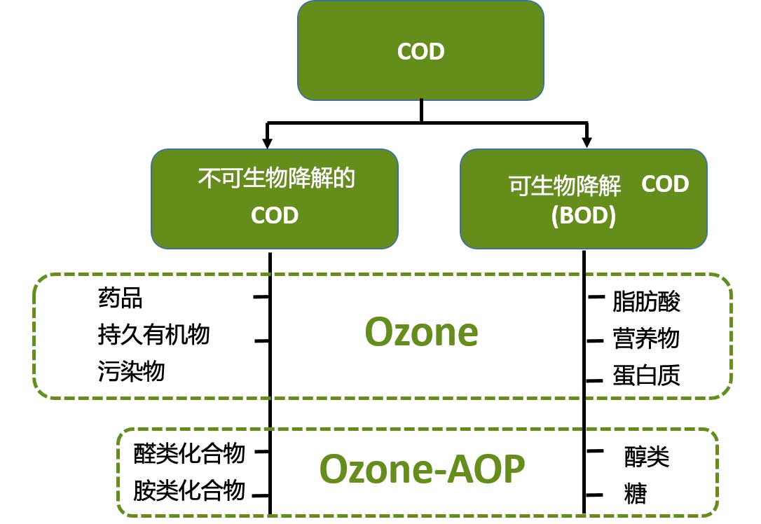 COD和BOD工业用水臭氧处理 