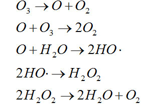 臭氧反应式
