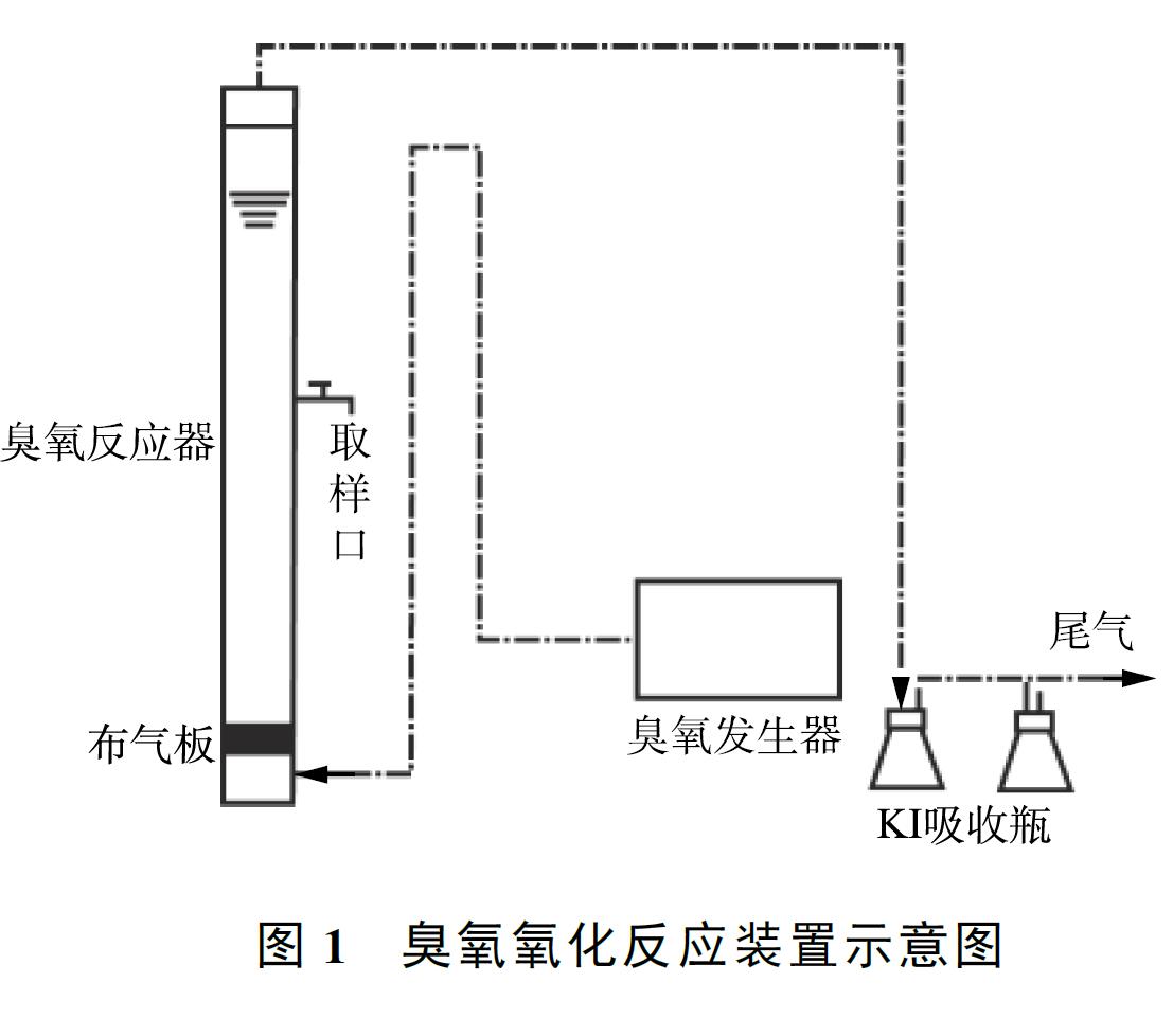 臭氧氧化反应装置示意图