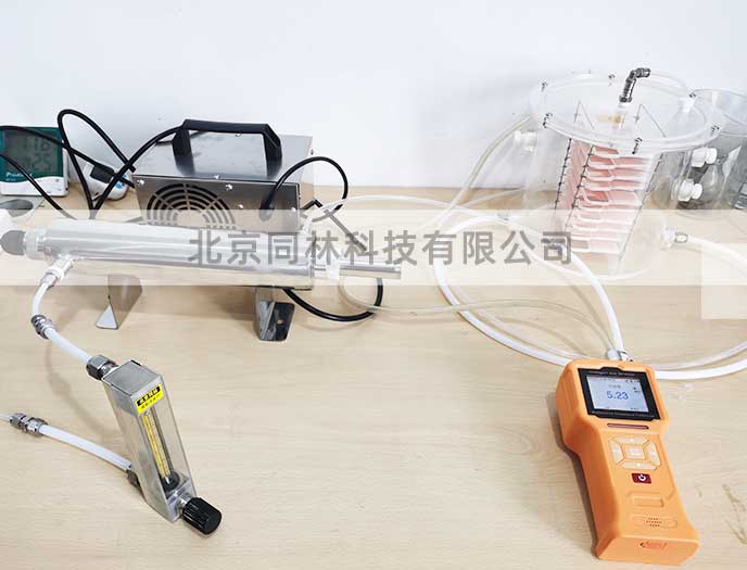 纸张臭氧老化实验测试现场